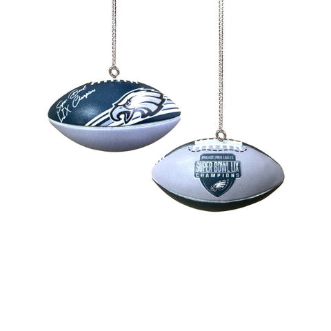 Super Bowl LIX Champions Football Ornament