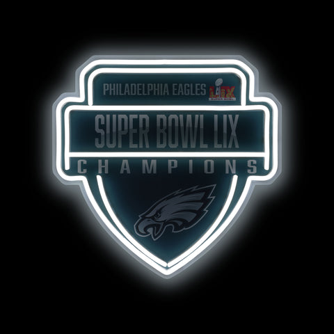 Super Bowl LIX Champions Neon Light Up Team Logo Sign