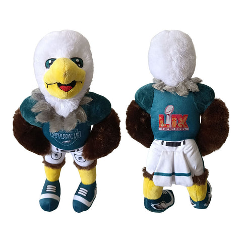 Philadelphia Eagles Super Bowl LIX Champions 14 Inch Plush Mascot