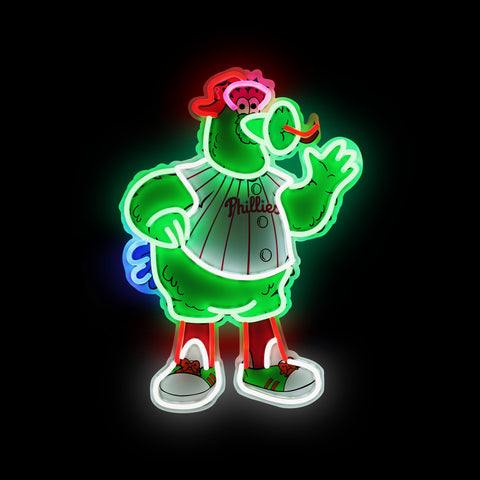 Philadelphia Phillies "Phillie Phanatic" Neon Light Up Mascot Sign