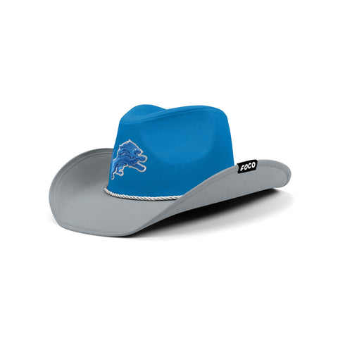 Detroit Lions Two Tone Cowboy Hat