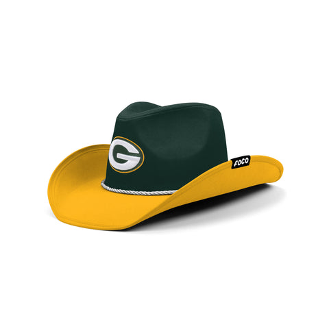 Green Bay Packers Two Tone Cowboy Hat