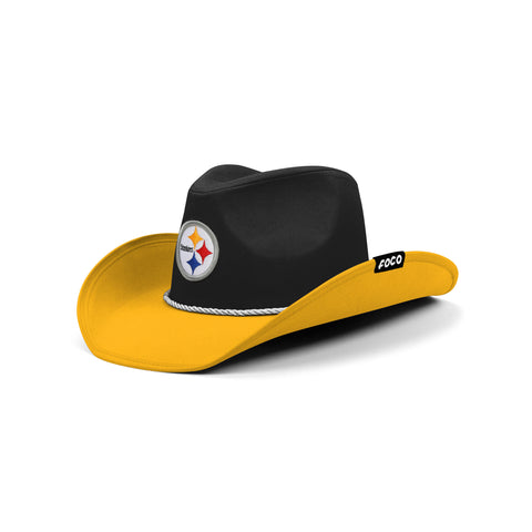 Pittsburgh Steelers Two Tone Cowboy Hat