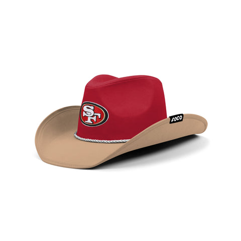 San Francisco 49ers Two Tone Cowboy Hat