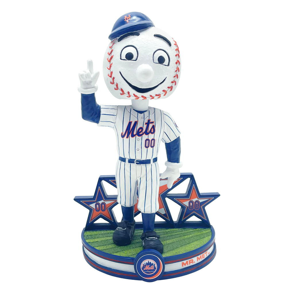 New York Mets 8" Mascot Superstar Series Bobble Head - Mr Met