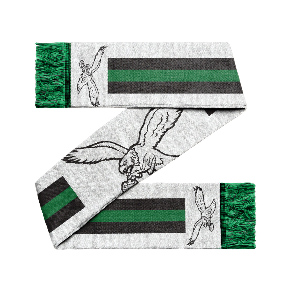 Philadelphia Eagles Retro Gray Big Logo Scarf