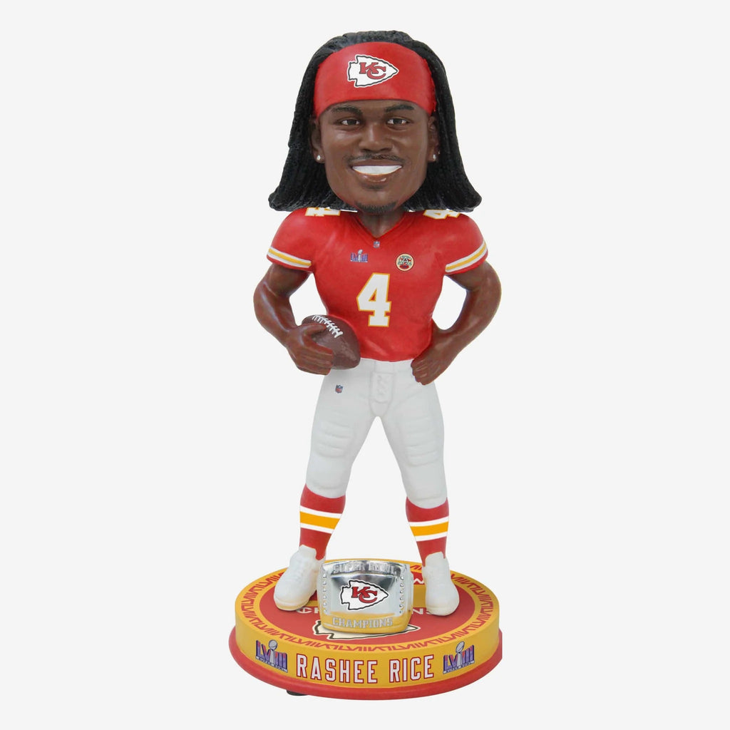 Rashee Rice Super Bowl LVIII Champs 8" Player Bobble Head