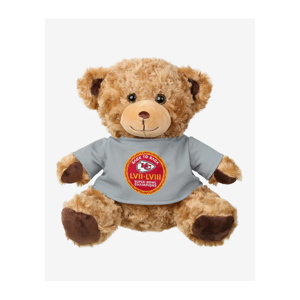 Kansas City Chiefs Super Bowl LVIII Champs 7.5" Seated Teddy Bear