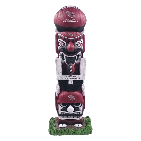 Arizona Cardinals 16" Tiki Face Totem Pole Figurine