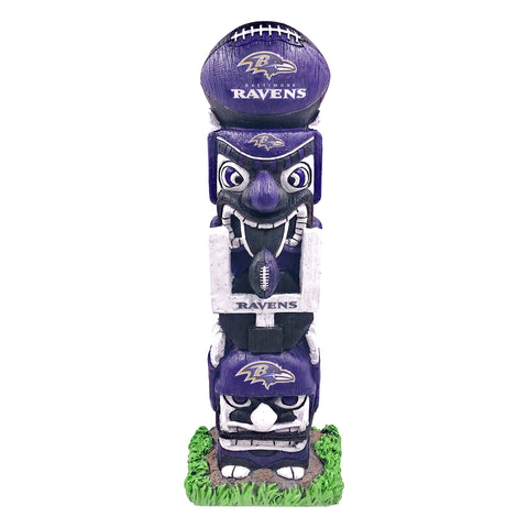 Baltimore Ravens 16" Tiki Face Totem Pole Figurine