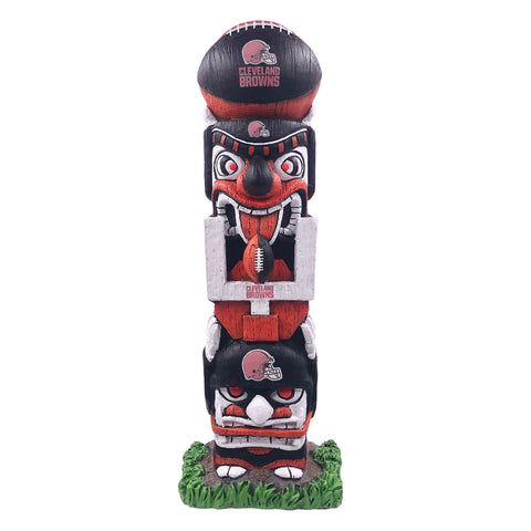 Cleveland Browns 16" Tiki Face Totem Pole Figurine