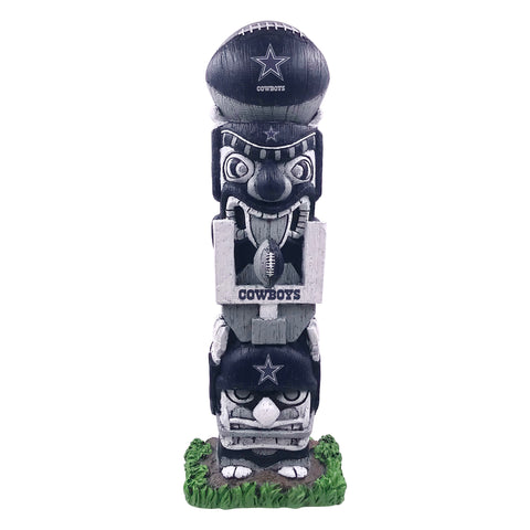 Dallas Cowboys 16" Tiki Face Totem Pole Figurine