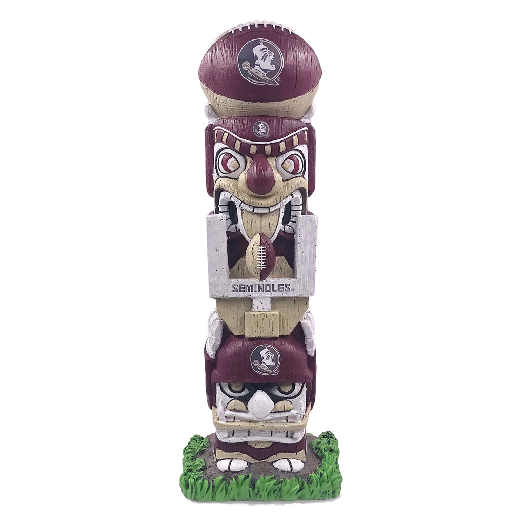 Florida State Seminoles 16" Tiki Face Totem Pole Figurine
