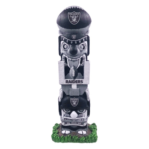 Las Vegas Raiders 16" Tiki Face Totem Pole Figurine