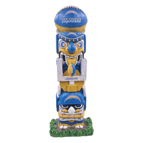 Los Angeles Chargers 16" Tiki Face Totem Pole Figurine