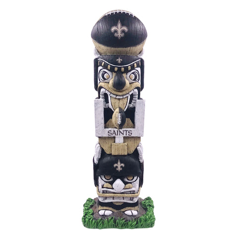 New Orleans Saints 16" Tiki Face Totem Pole Figurine