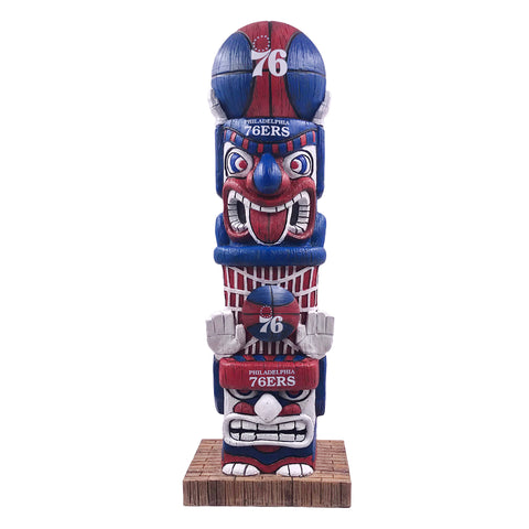 Philadelphia 76ers 16" Tiki Face Totem Pole Figurine