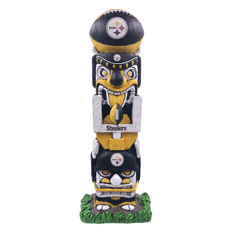 NFL Pittsburgh Steeler Tiki Face Totem 2024 Pole Figurine 16