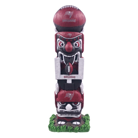 Tampa Bay Buccaneers 16" Tiki Face Totem Pole Figurine
