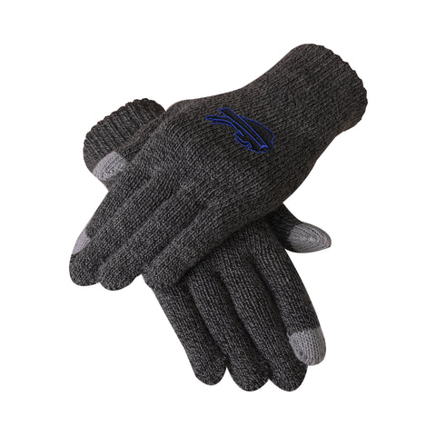 Buffalo Bills Charcoal Gray Knit Glove