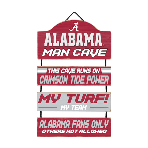 Alabama Crimson Tide Man Cave Dangle Sign