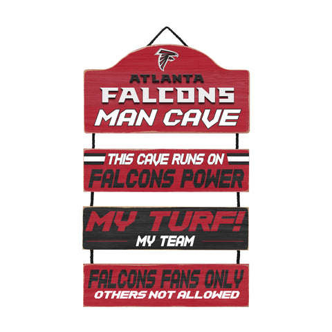 Atlanta Falcons Man Cave Dangle Sign