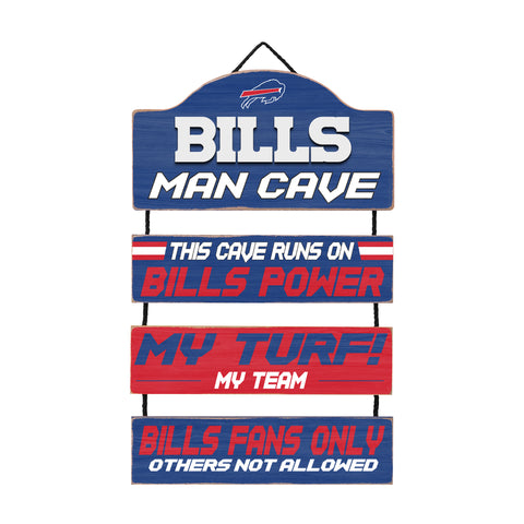 Buffalo Bills Man Cave Dangle Sign