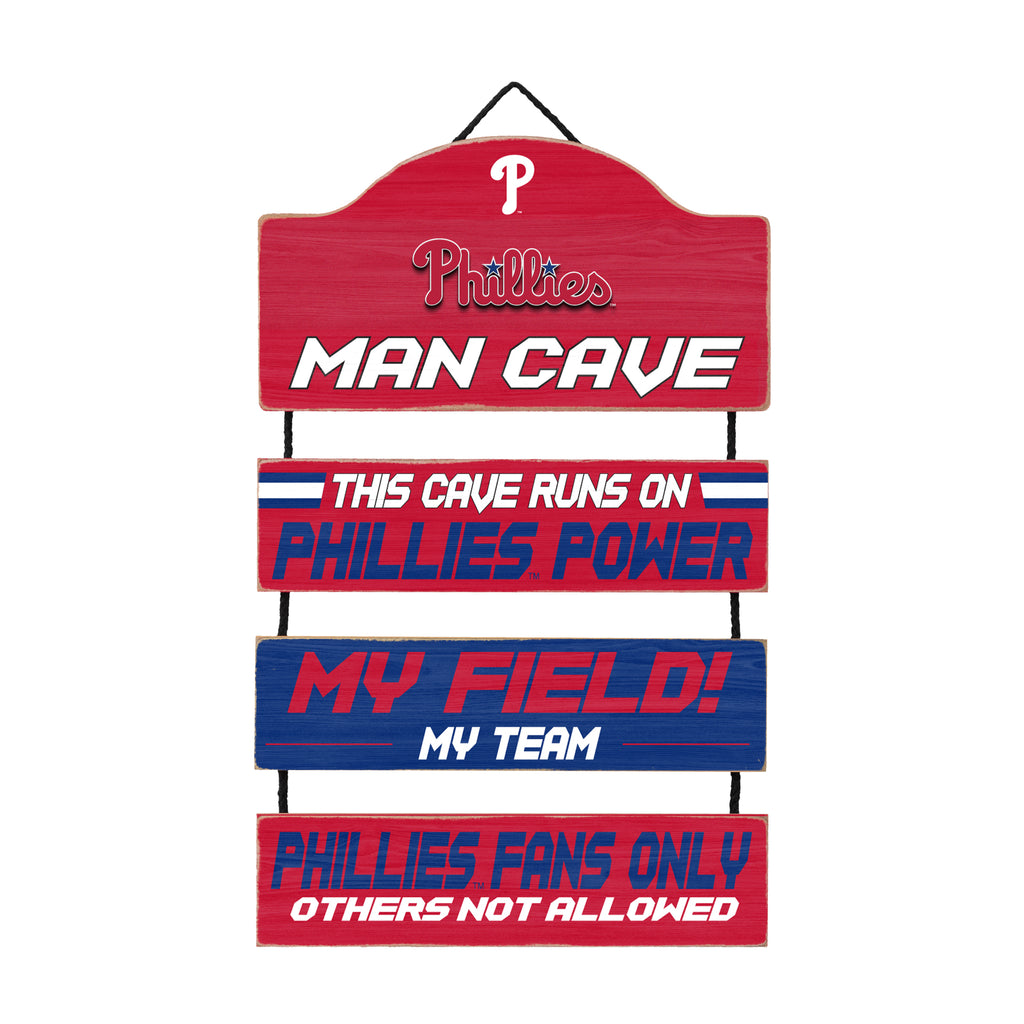 Philadelphia Phillies Man Cave Dangle Sign