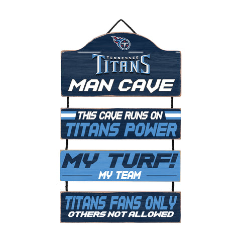 Tennessee Titans Man Cave Dangle Sign
