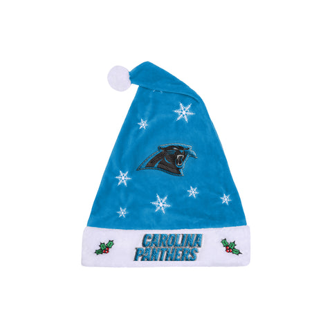Carolina Panthers Embroidered Santa Hat