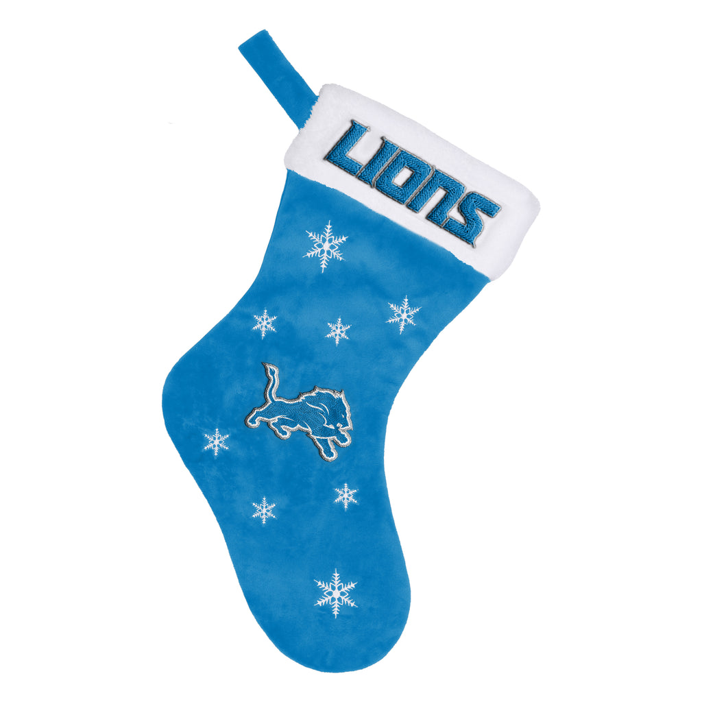 Detroit Lions Embroidered Stocking