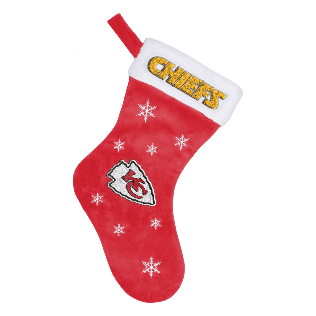 Kansas City Chiefs Embroidered Stocking