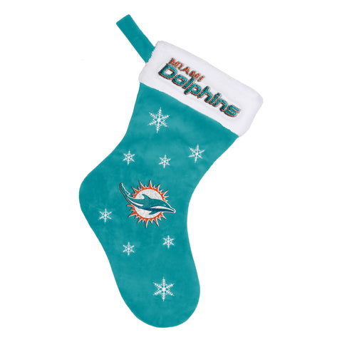 Miami Dolphins Embroidered Stocking
