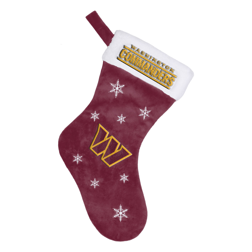 Washington Commanders Embroidered Stocking