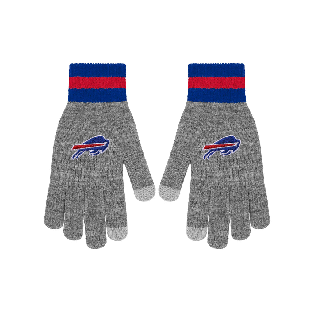 Buffalo Bills Gray Knit Big Logo Glove
