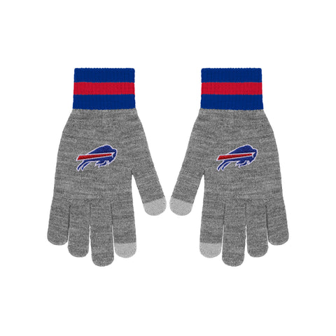 Buffalo Bills Gray Knit Big Logo Glove