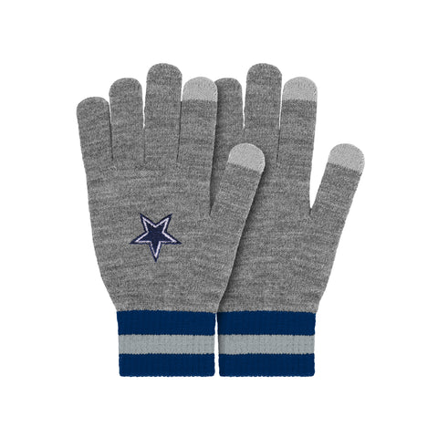 Dallas Cowboys Gray Knit Big Logo Glove