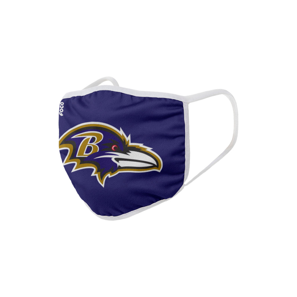 Baltimore Ravens Solid Big Logo Face Cover Mask