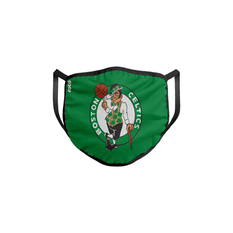 Boston Celtics Solid Big Logo Face Cover Mask