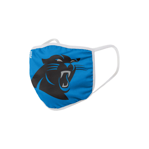 Carolina Panthers Solid Big Logo Face Cover Mask
