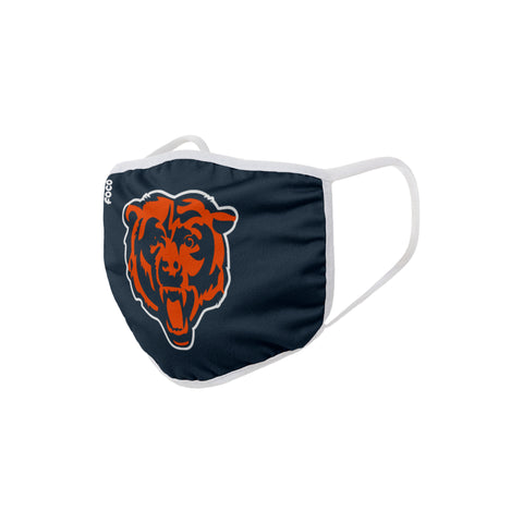 Chicago Bears Solid Big Logo Face Cover Mask