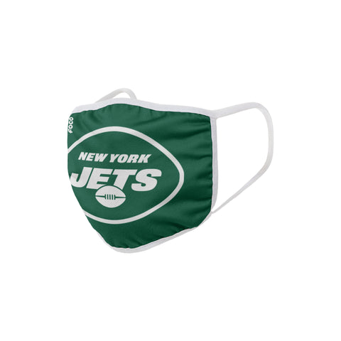 New York Jets Solid Big Logo Face Cover Mask