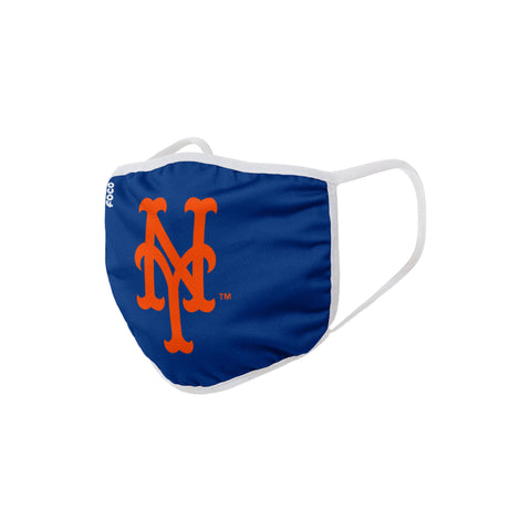 New York Mets Solid Big Logo Face Cover Mask