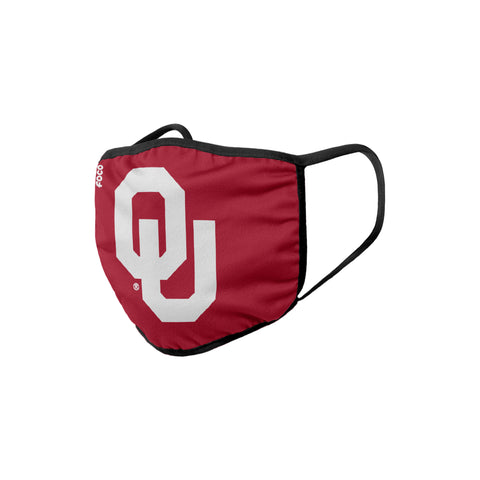 Oklahoma Sooners Solid Big Logo Face Cover Mask