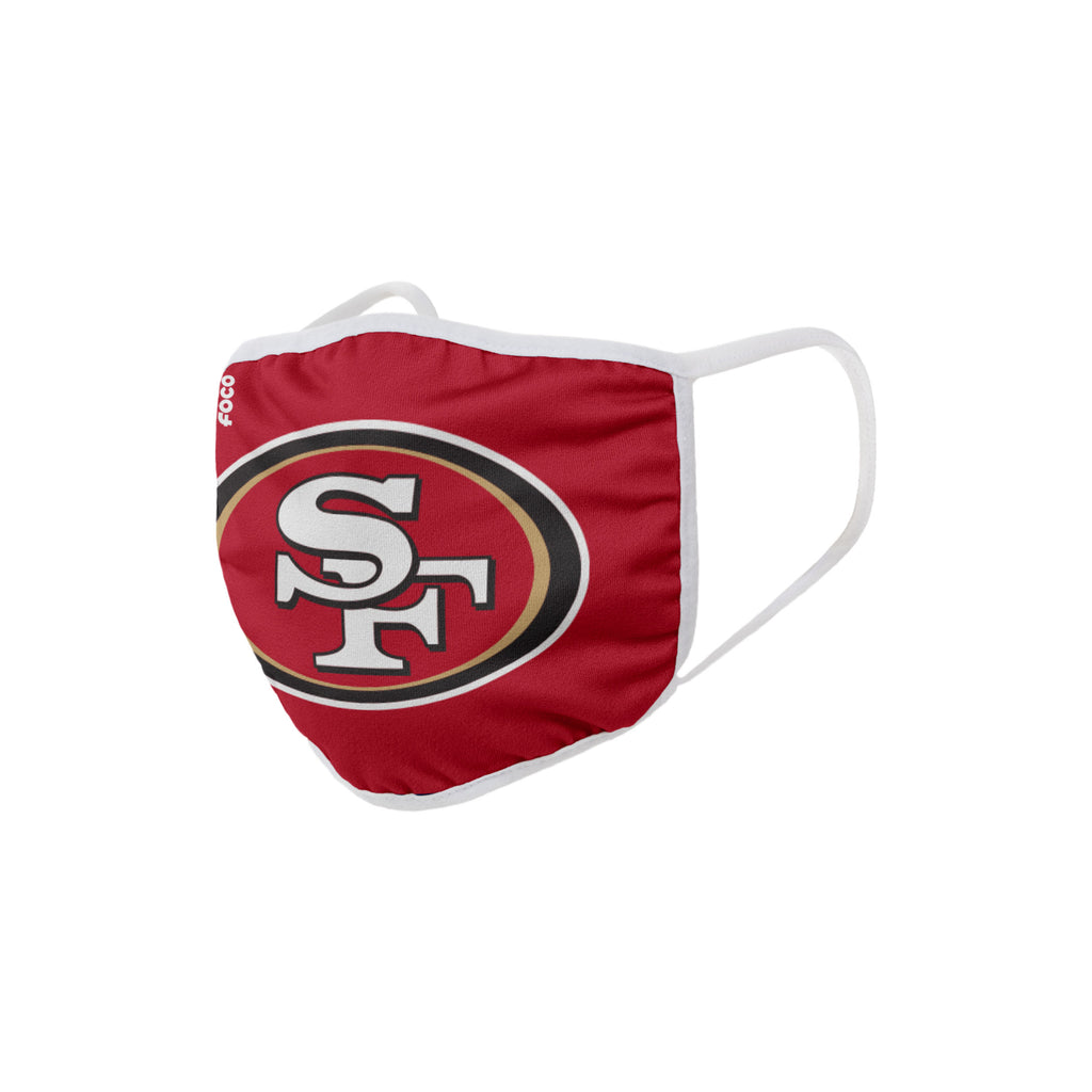 San Francisco 49ers Solid Big Logo Face Cover Mask