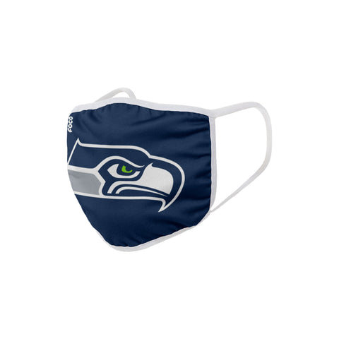 Seattle Seahawks Solid Big Logo Face Cover Mask