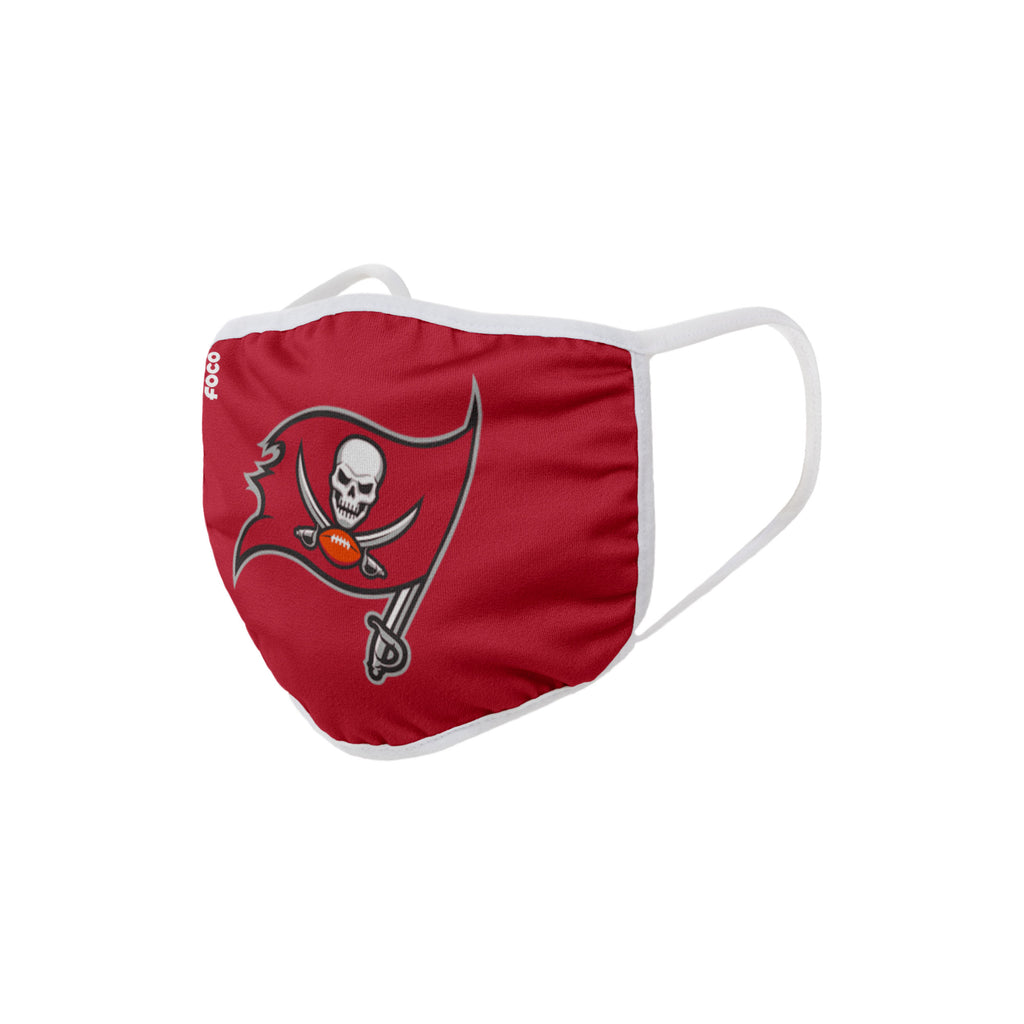 Tampa Bay Buccaneers Solid Big Logo Face Cover Mask