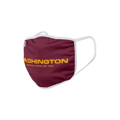 Washington Football Team Solid Big Logo Face Cover Mask