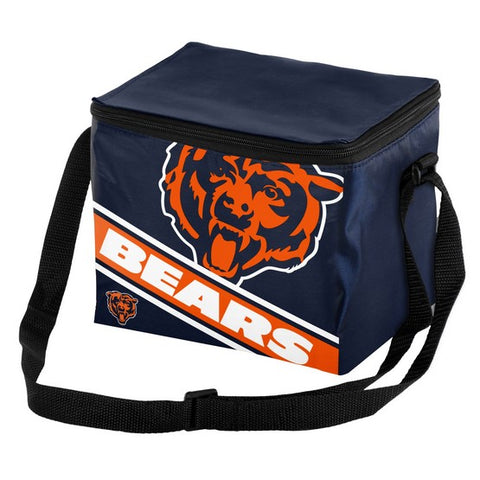 Chicago Bears Big Logo with Stripe 6 Pack Lunch Bag