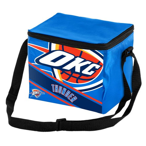 Oklahoma City Thunder Big Logo with Stripe 6 Pack Lunch Bag
